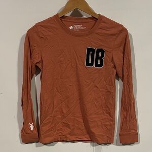 Dutch bros Rust Long Sleeve Shirt with '08' Patch